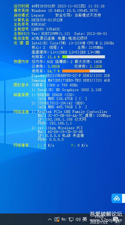 桌面顯示配置信息 實(shí)現(xiàn)系統(tǒng)與PE環(huán)境下的雙平臺(tái)兼容性及其在生物質(zhì)能資源數(shù)據(jù)庫信息系統(tǒng)中的應(yīng)用